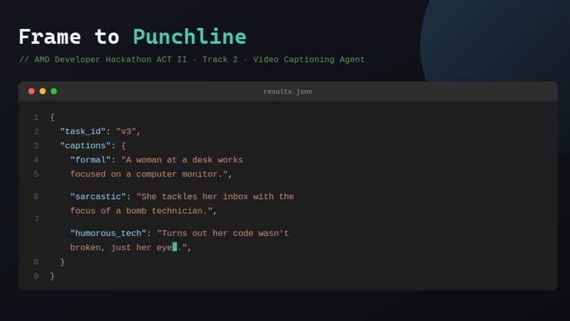 Frame to Punchline