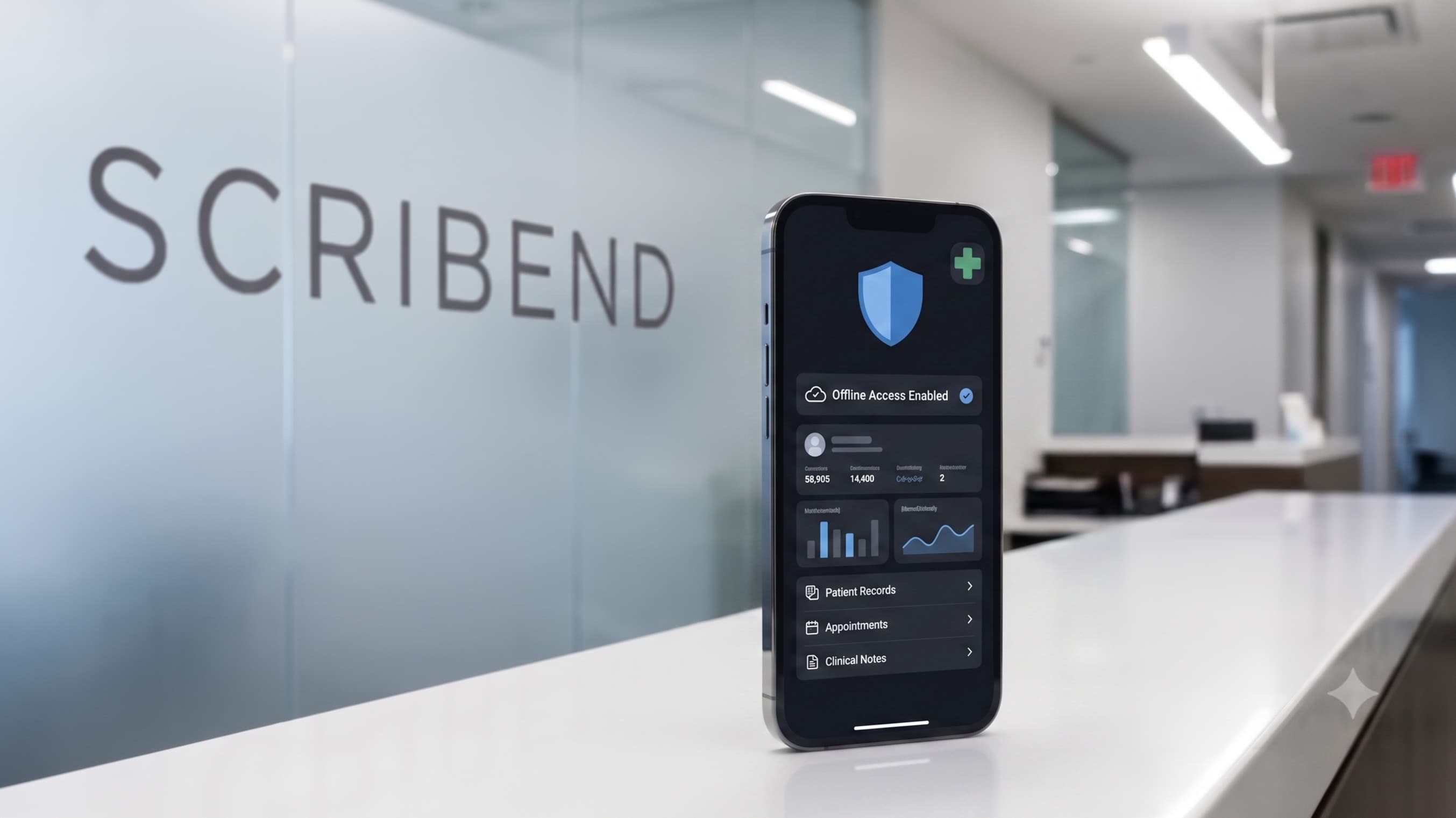 Scribend: 100% Offline Edge AI Medical Scribe