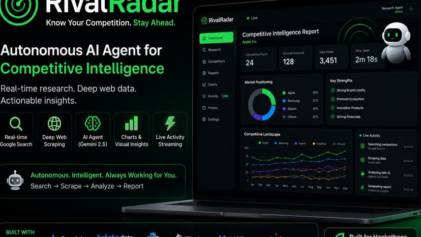 RivalRadar-Real-time Competitor Intelligence Agent