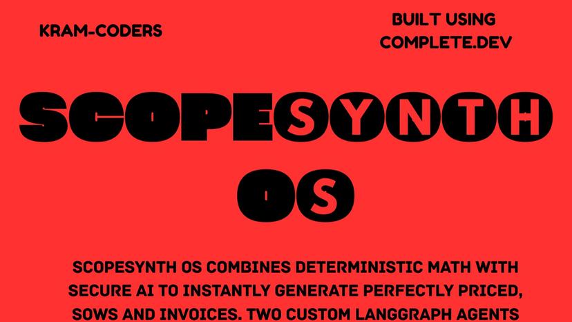 ScopeSynth OS - The Cyborg Agency Engine