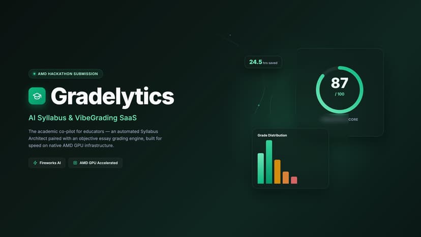 Gradelytics: AI Syllabus & VibeGrading