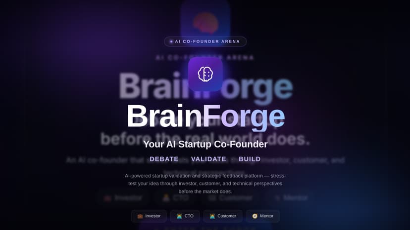 BrainForge: AI Co-Founder