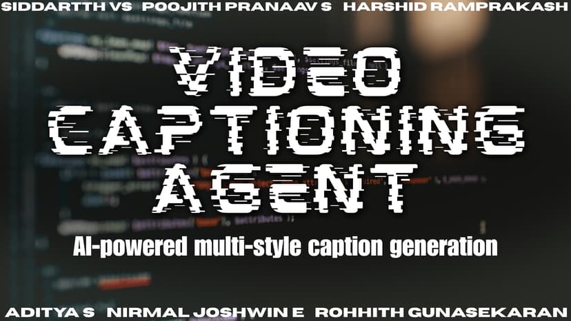 Video Captioning AI Agent