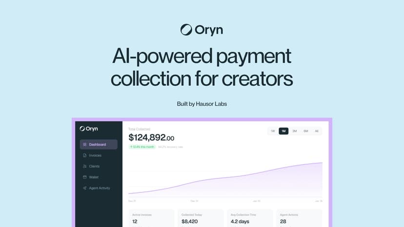 Oryn - AI Debt Collection on Arc