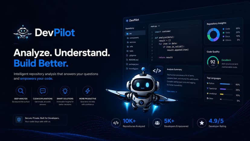 DevPilot - AI Powered code analysis