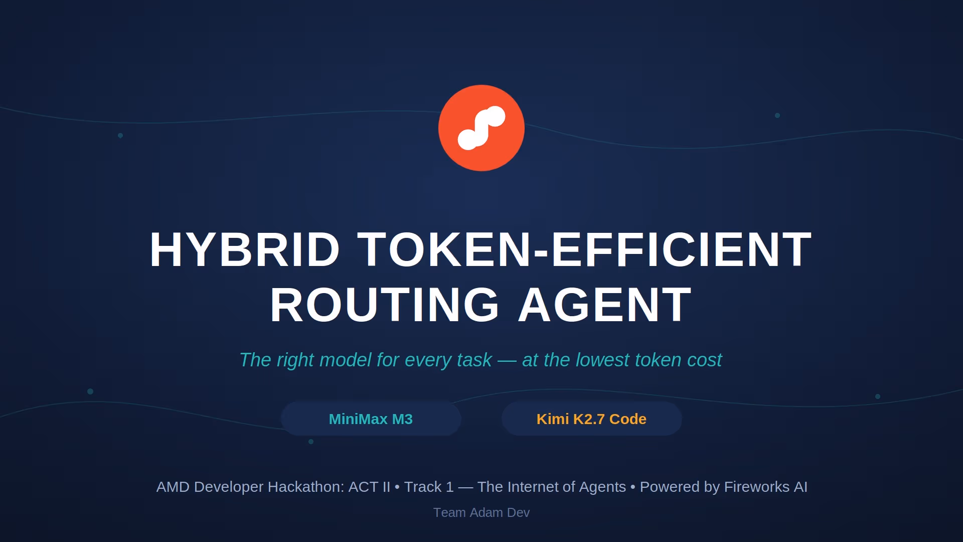 Hybrid Token-Efficient Routing Agent
