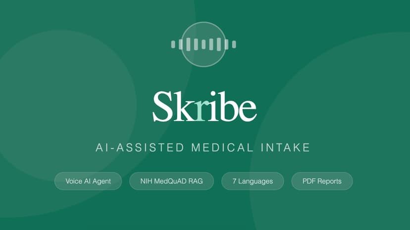 Skribe — AI-Assisted Medical Intake
