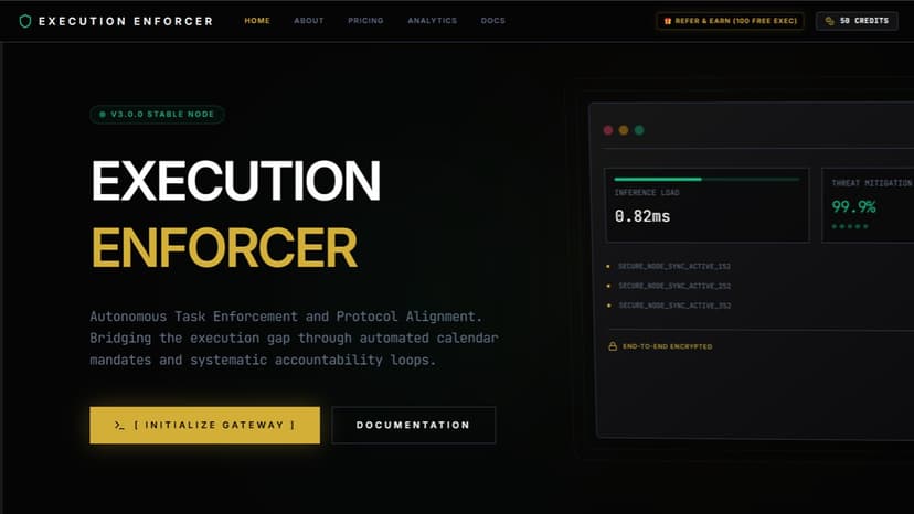 Execution Enforcer: The Autonomous Protocol Agent