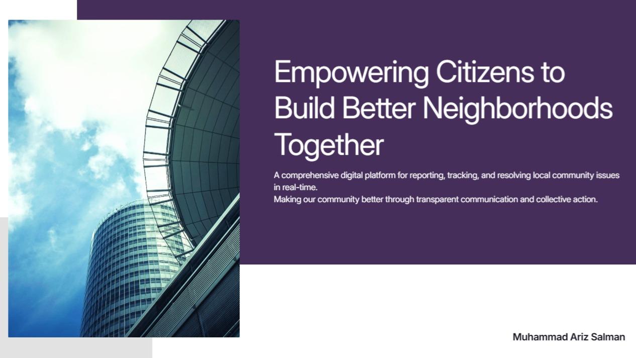 Community Issue Tracker