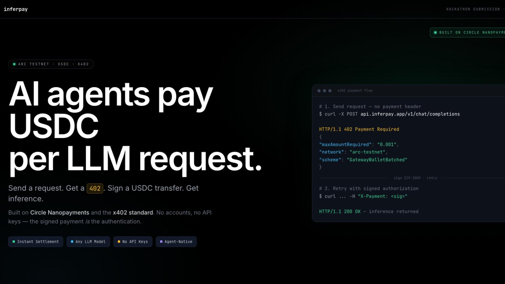 InferPay: Pay-Per-Inference for the Agent Economy