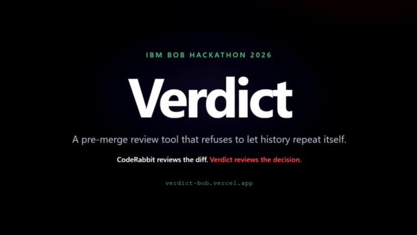 Verdict — The Pre-Merge Reviewer