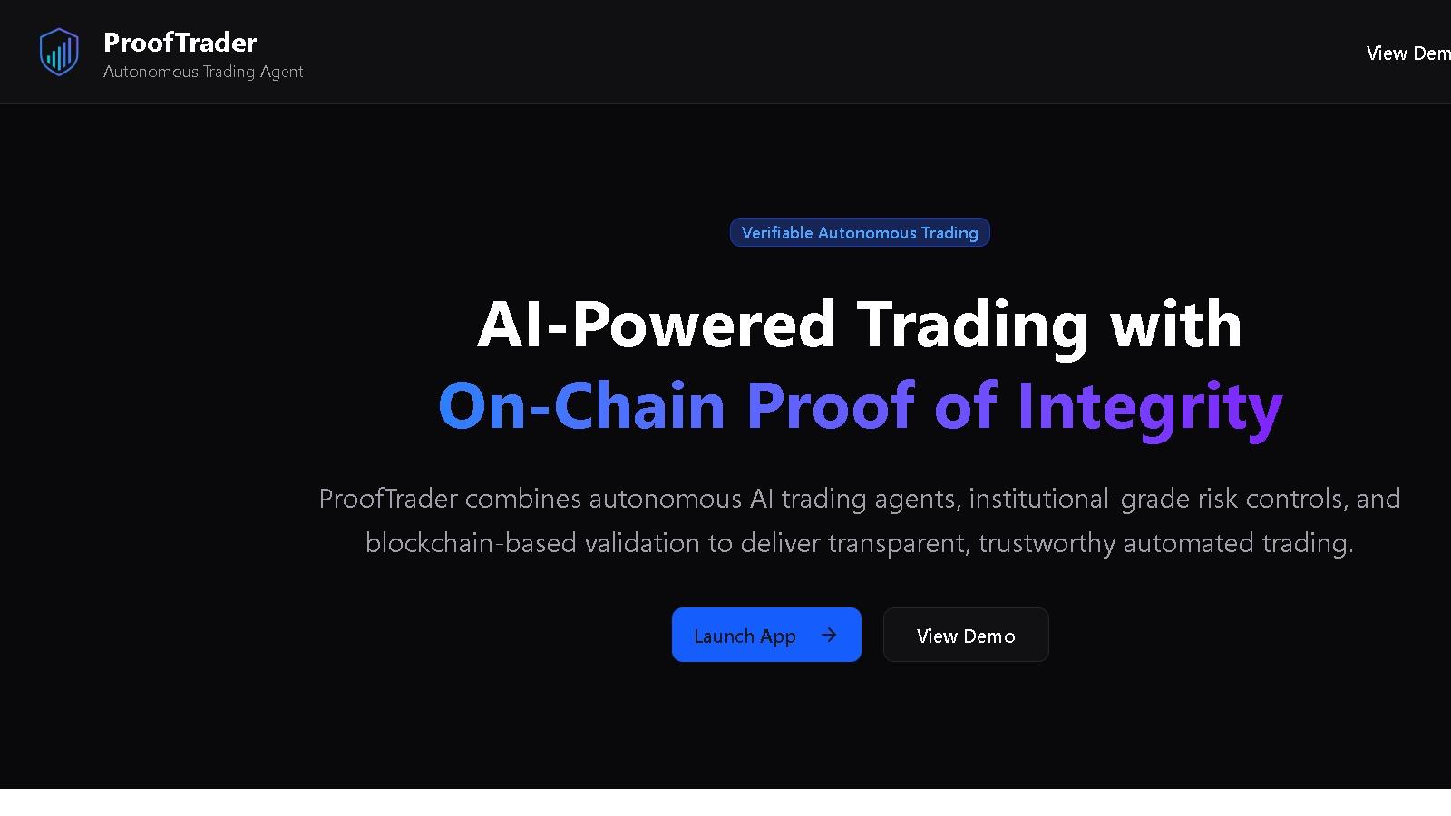 ProofTrader