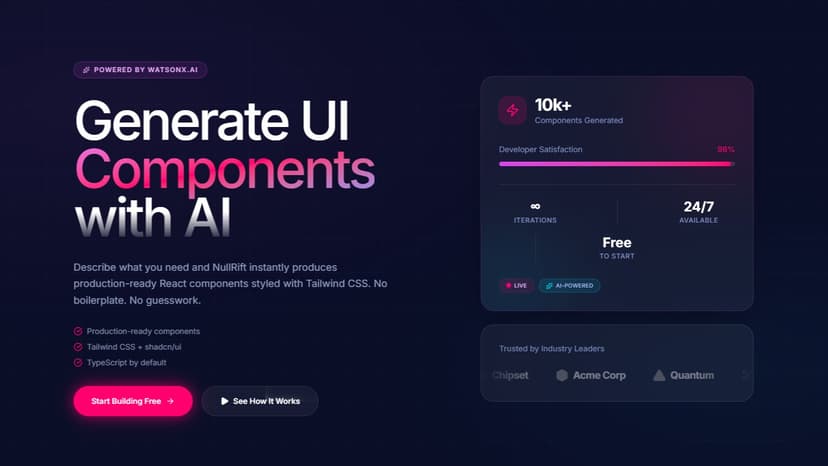NullRift UI