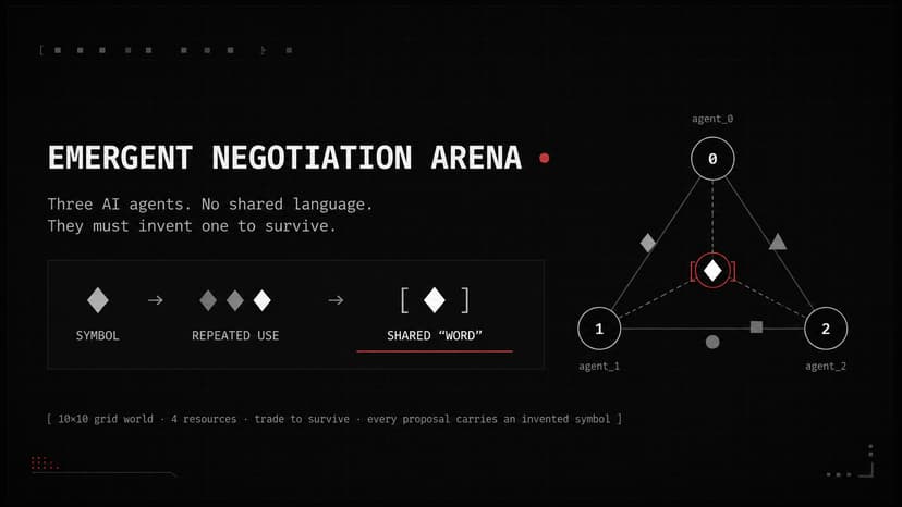 Emergent Negotiation Arena