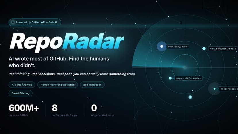 RepoRadar — AI-Powered GitHub Repository Discovery