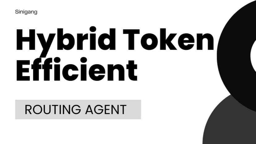 Hybrid Token Efficient Routing Agent