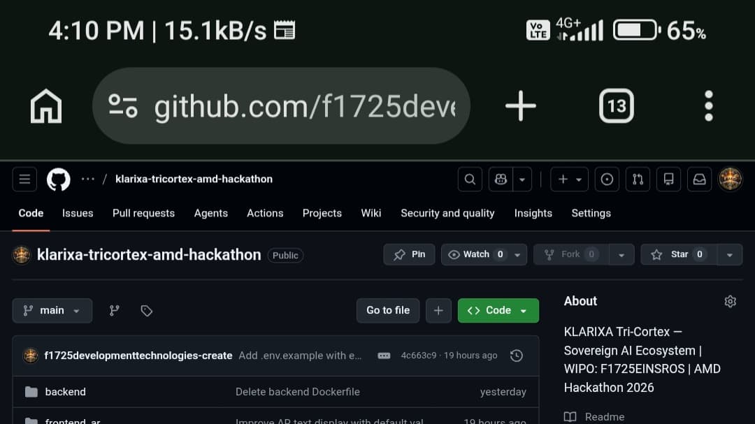 klarixa-tricortex-amd-hackathon
