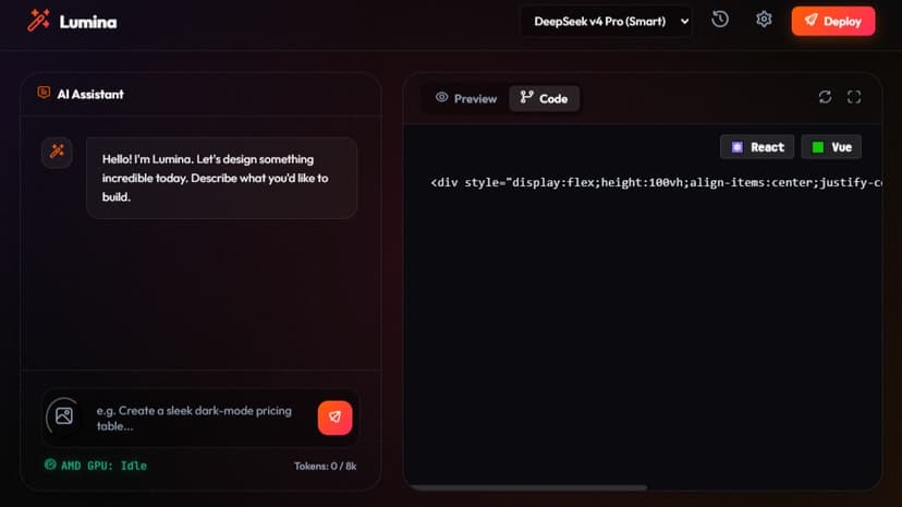 Lumina: Surgical AI UI Generator & Deployer