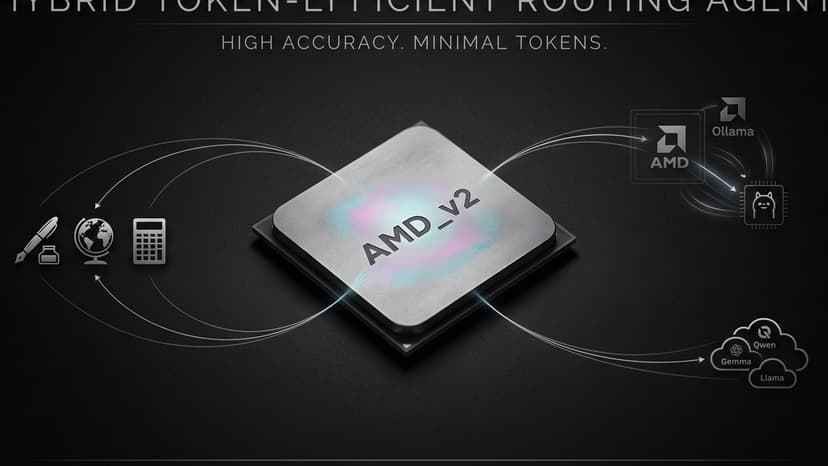 Hybrid Token-Efficient Routing Agent-