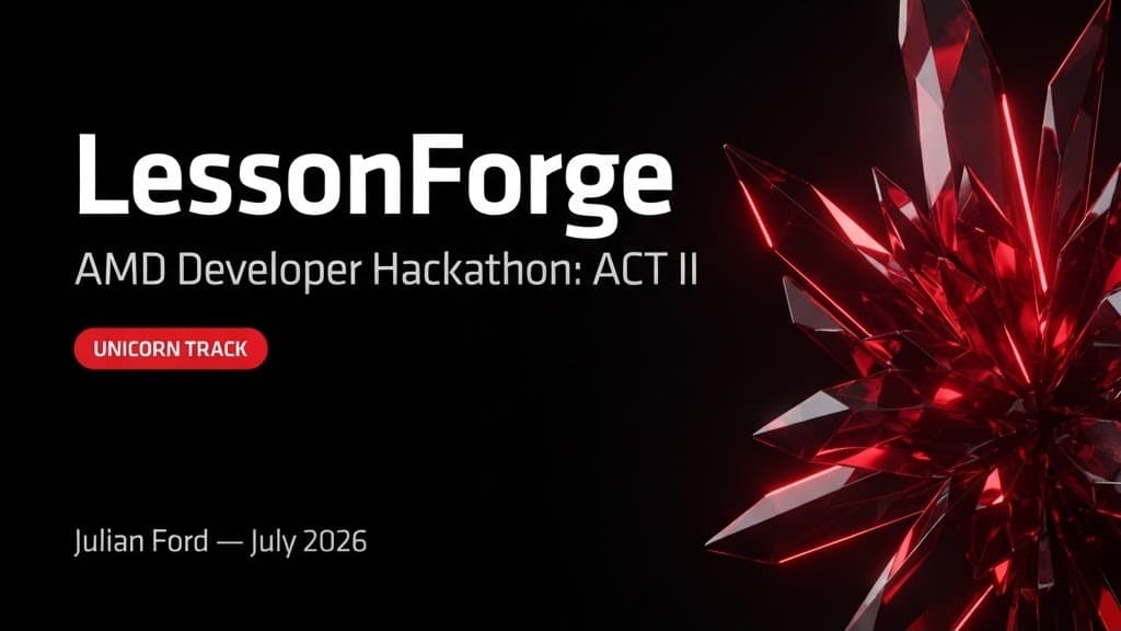 LessonForge — AI Video Lessons and short reels