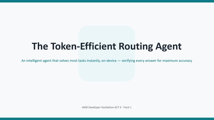 Smart Token Efficient Agent