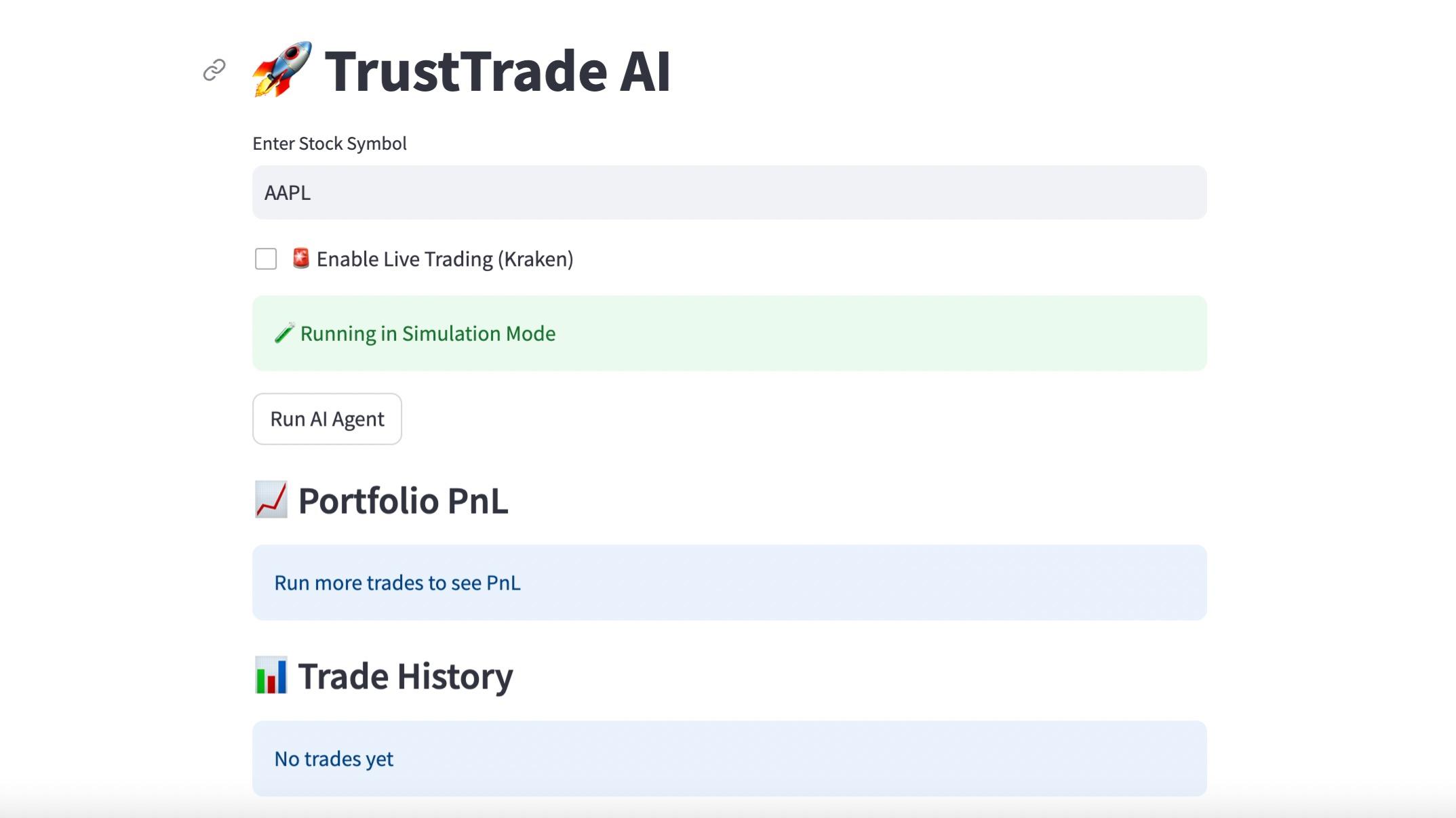 TrustTrade AI: Trustless Trading Agent