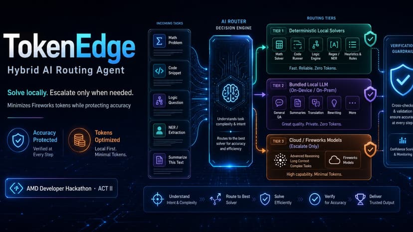 TokenEdge — Hybrid AI Routing Agent