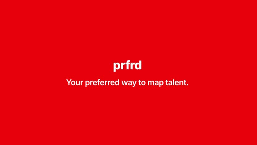 prfrd - Your preferred way to map talent