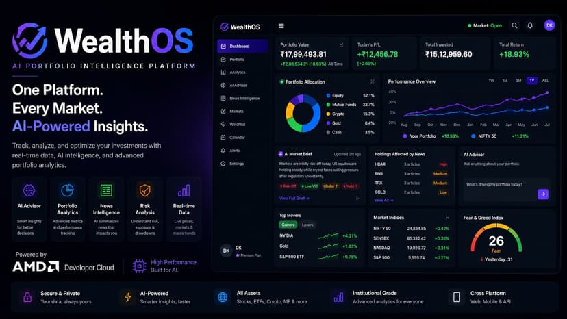 WealthOS AI Portfolio Intelligence