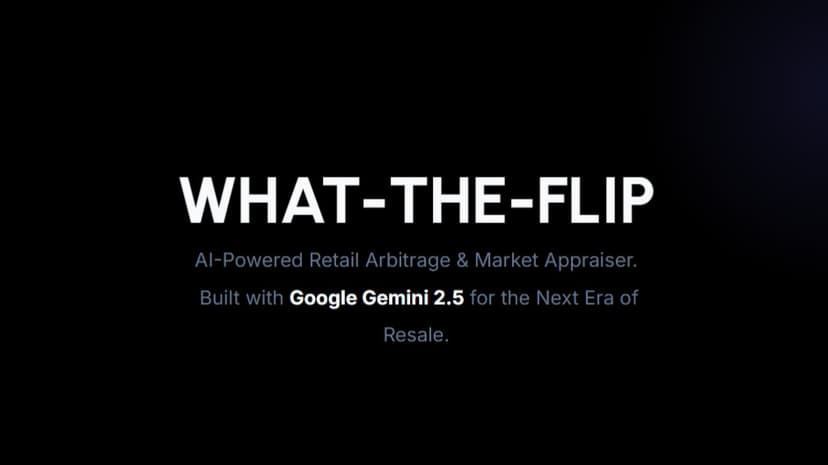 What The Flip: Retail Arbitrage Appraiser