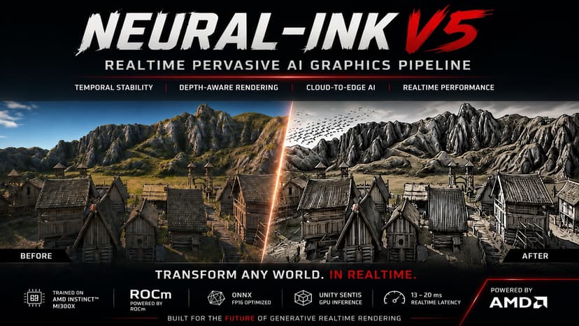 Neural-Ink: Real-Time Stylized Universes