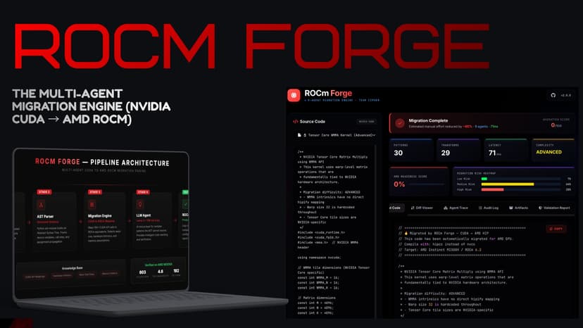 ROCm Forge: 9-Agent CUDA to AMD Migration Engine