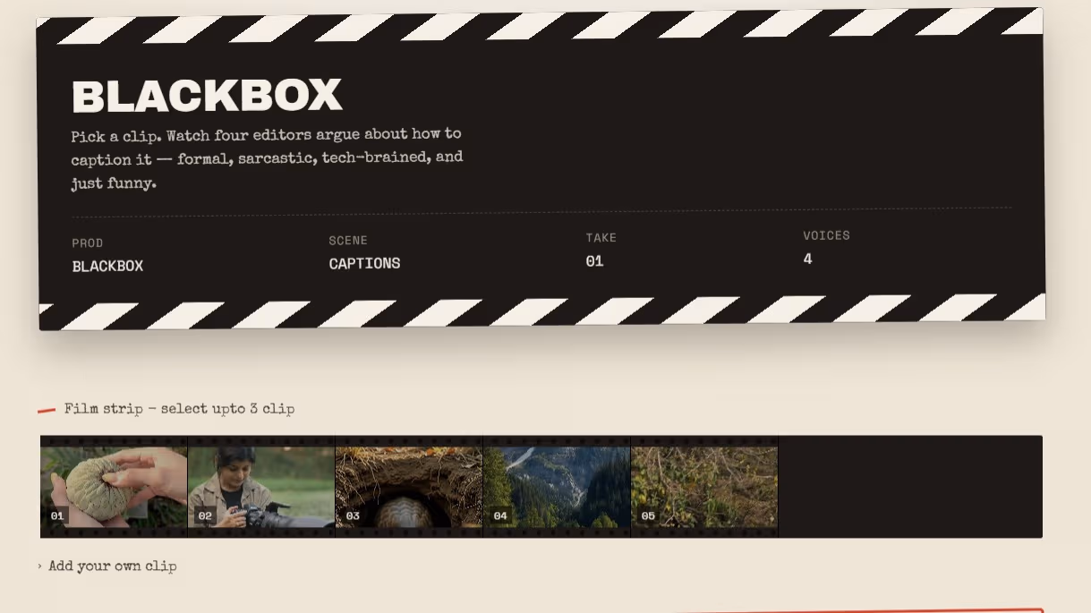 BlackBox - Video Captioning Agent