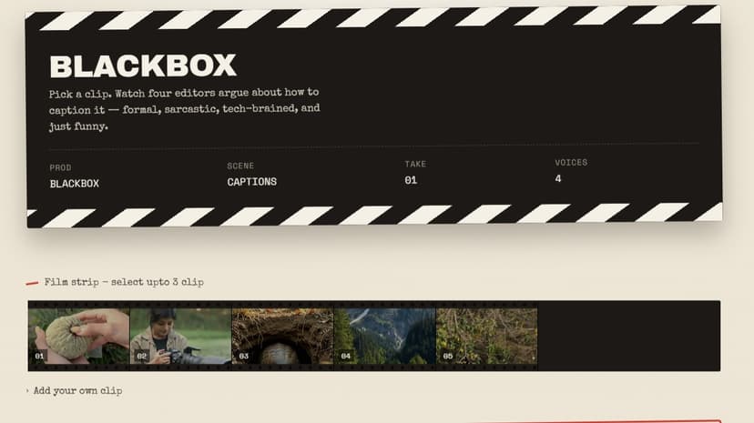 BlackBox - Video Captioning Agent
