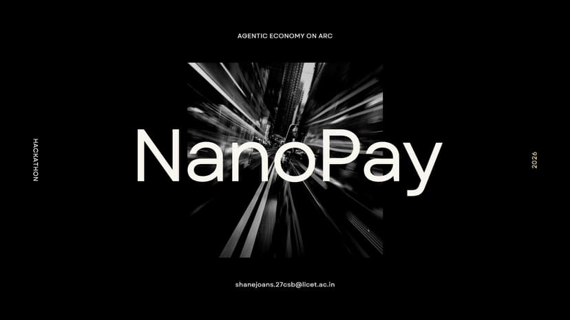 NanoPay-An Agentic Research Economy