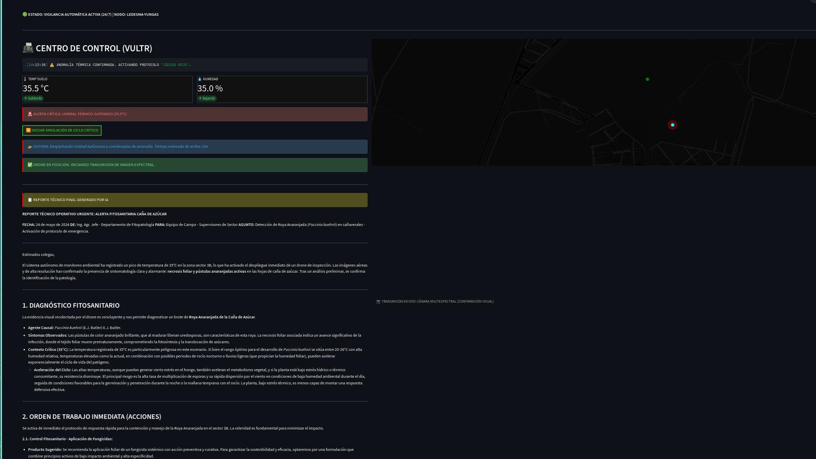 AgroMind - Autonomous Swarm vs Locust Plague