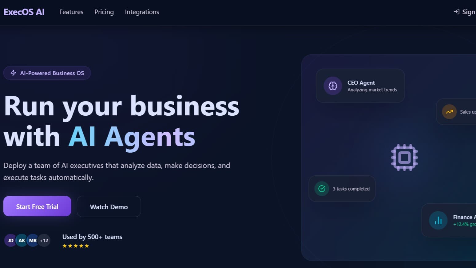 ExecOS AI – Multi-Agent Executive Operating System