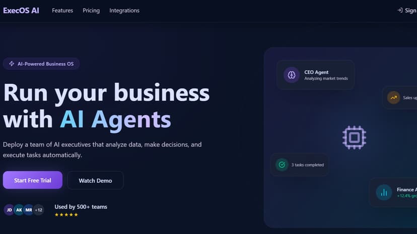 ExecOS AI – Multi-Agent Executive Operating System