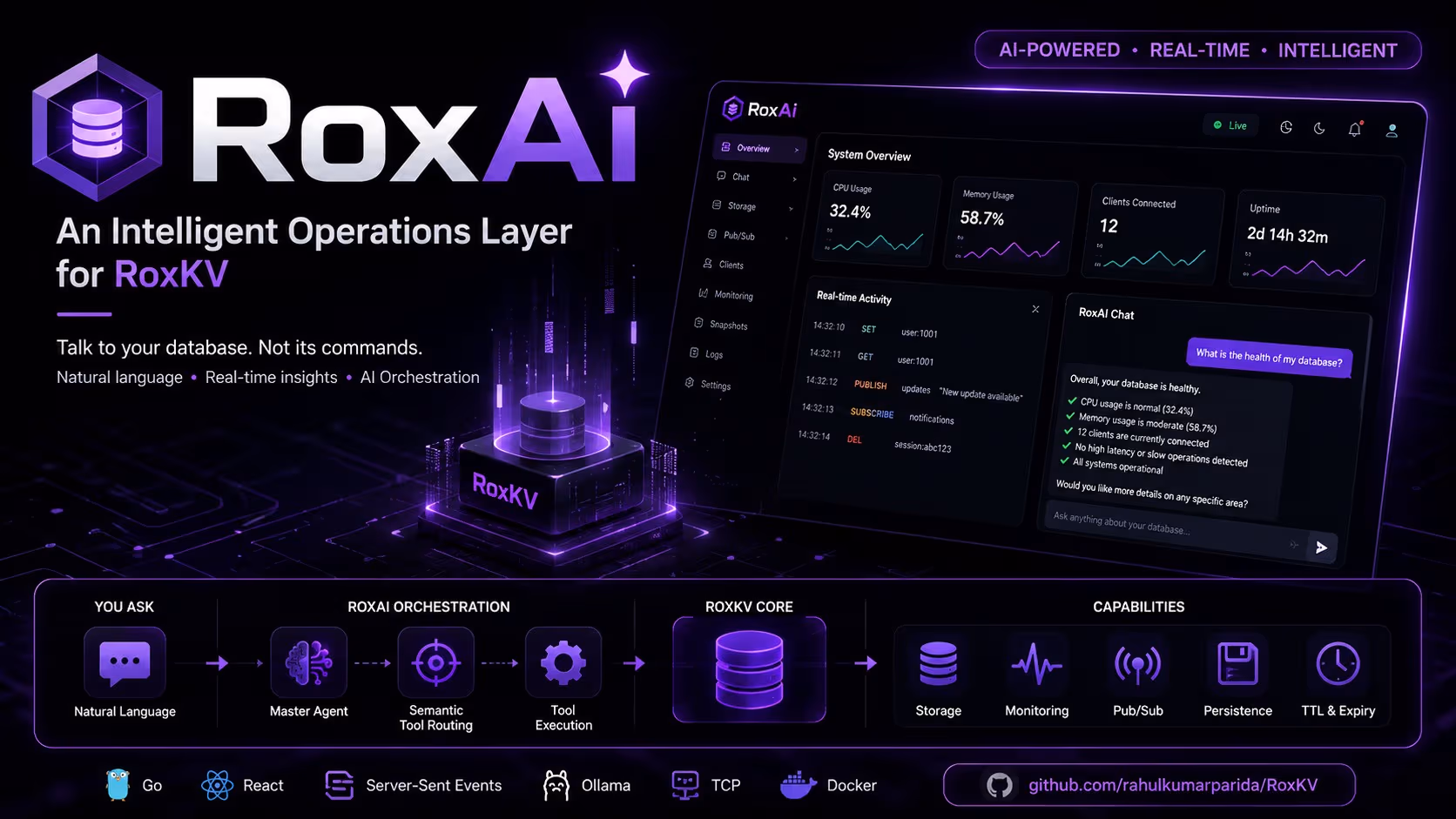 RoxAI + RoxKV: AI-Powered Database Platform