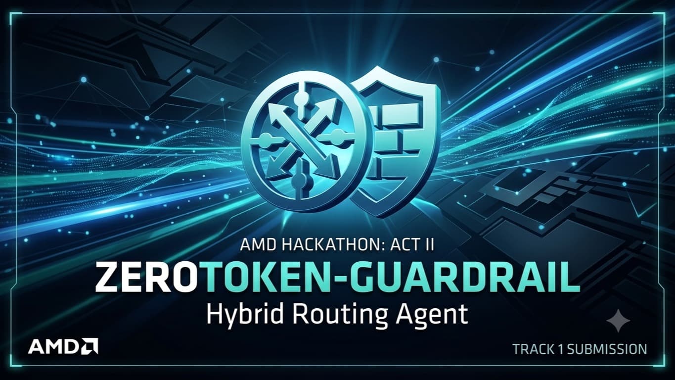 ZeroToken-Guardrail Hybrid Router