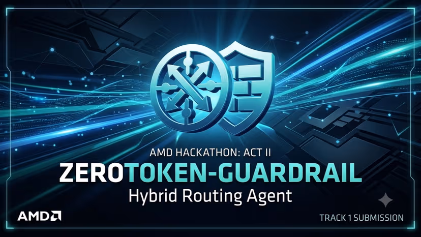 ZeroToken-Guardrail Hybrid Router