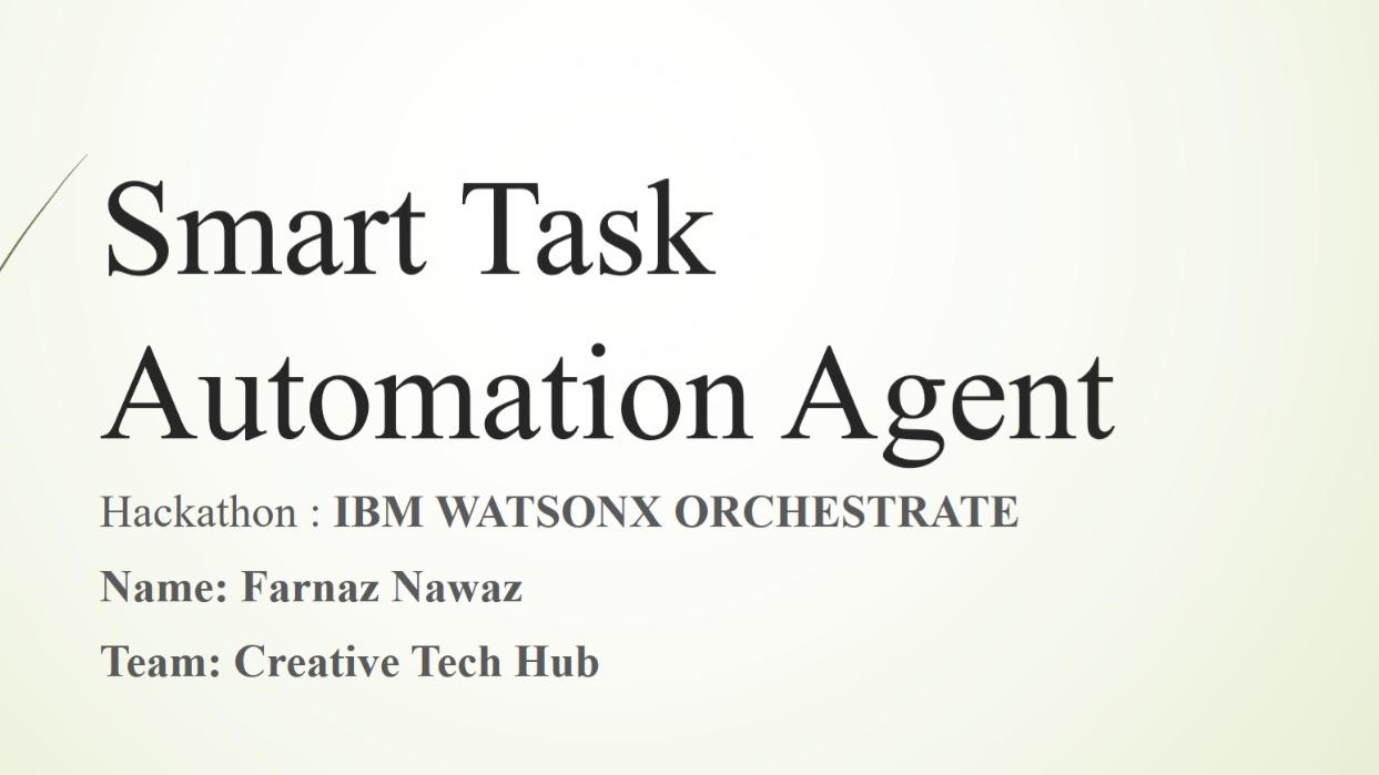 Smart Task Automation Agent for Engineers