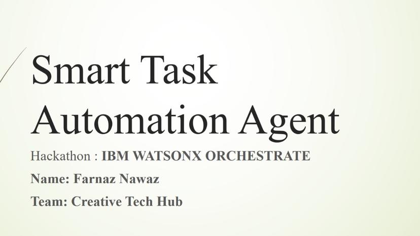 Smart Task Automation Agent for Engineers