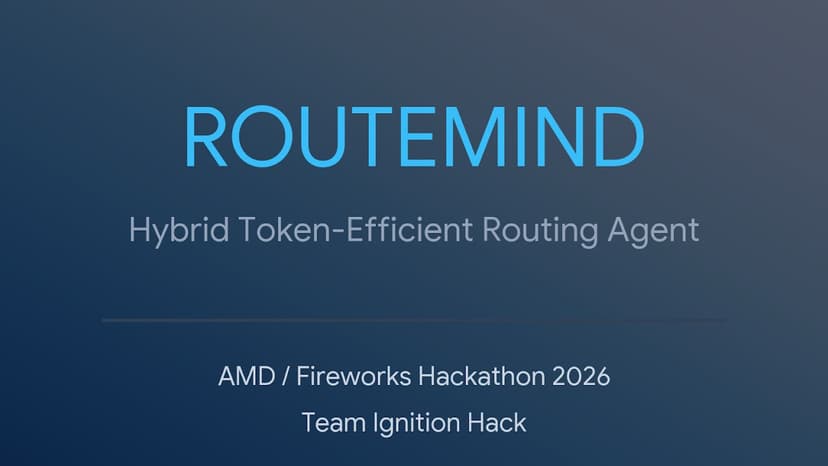 RouteMind: Token-Efficient AI Routing Agent