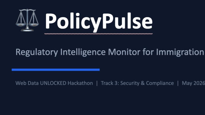 PolicyPulse: Regulatory Operations Intelligence