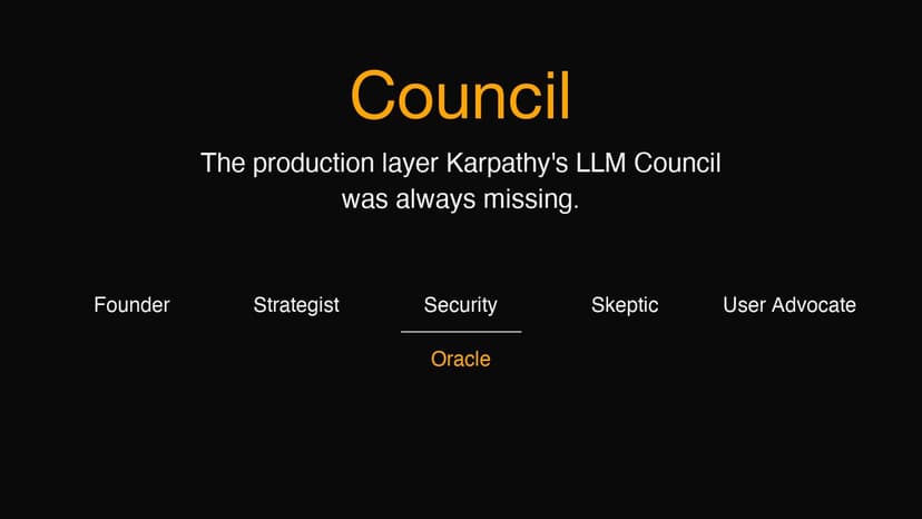 Council production layer for LLM Council pattern