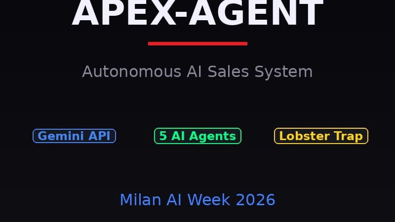APEX-AGENT: Autonomous AI Sales System