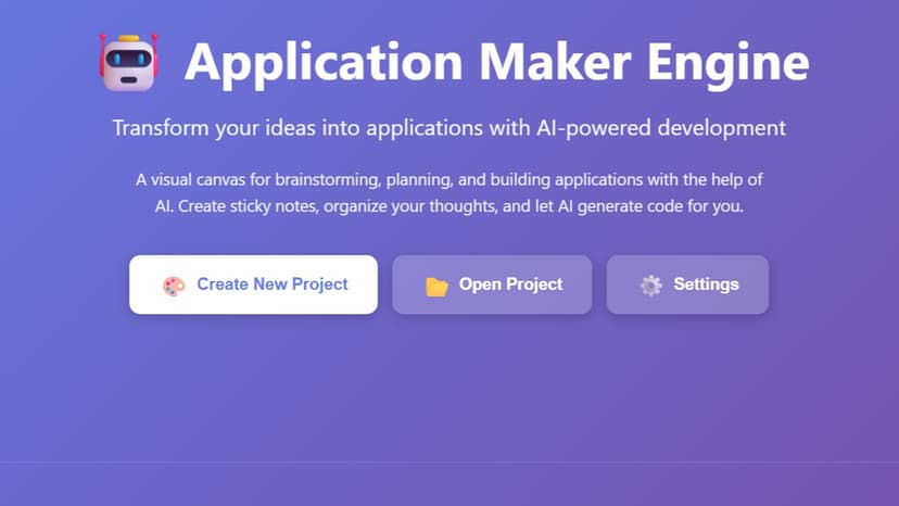 Application Maker Engine