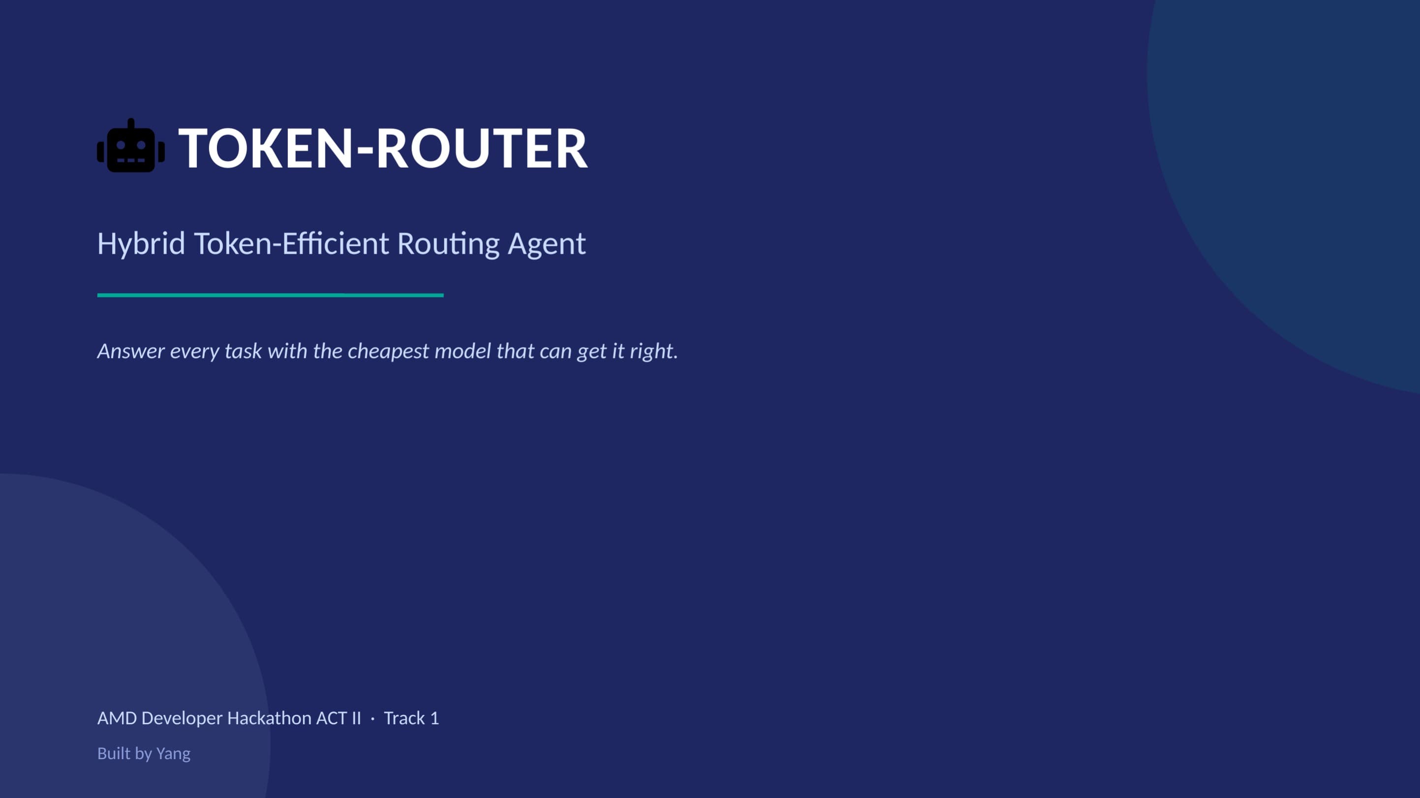 Token-Router: Hybrid Token-Efficient Routing Agent