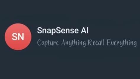 SnapSense AI Capture Anything Recall Everything